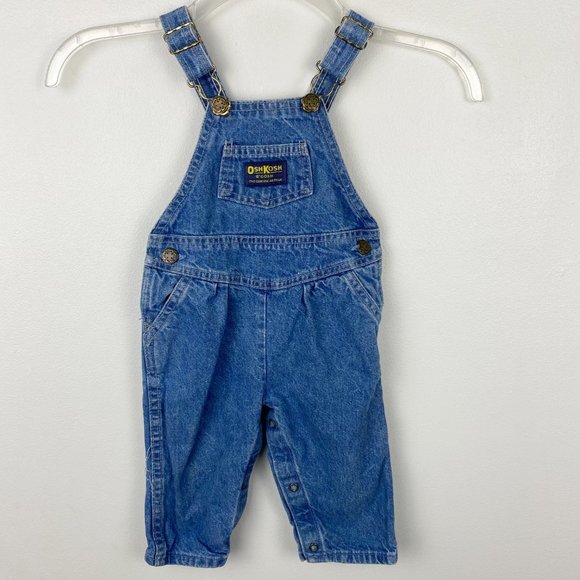 OshKosh B'gosh Denim Kids 18 M Bib Overalls